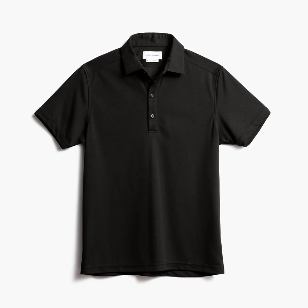 Ministry of Supply Men’s XL Black Polo Shirt